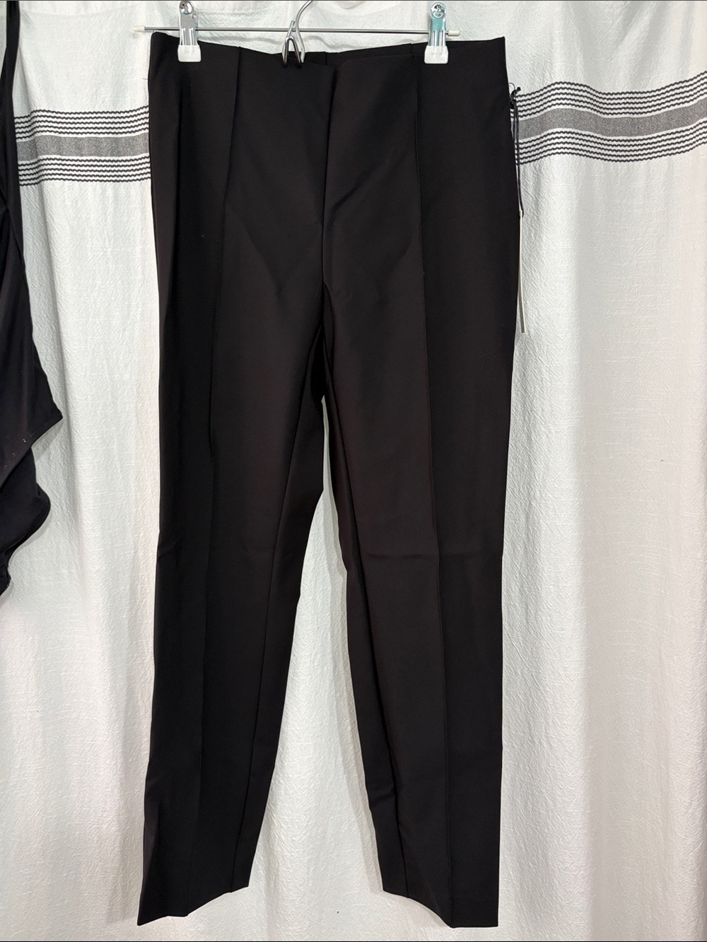 NWT NICOLE MILLER Classic Black Dress Pants SMALL
